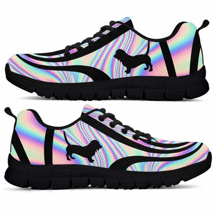 Basset Hound Sneaker, Basset Hound Dog Lovers Sneakers Gym Running Shoes Gift For Women Men, Basset Hound Shoes