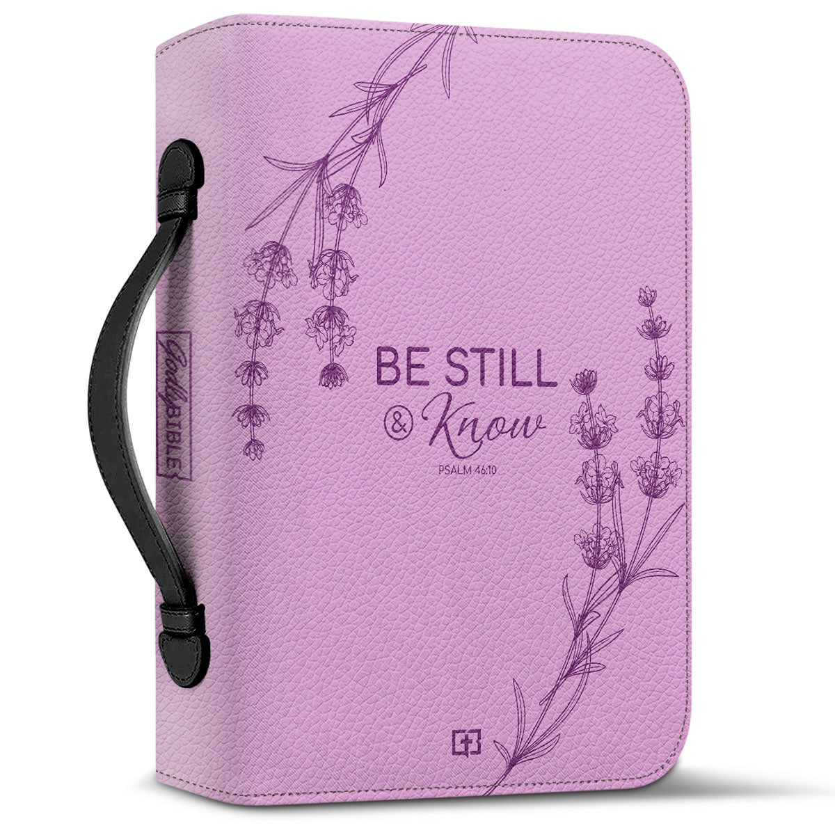 Be Still And Know Psalm 46 10 Lavender Personalized Bible Cover - Gift Bible Cover for Christians