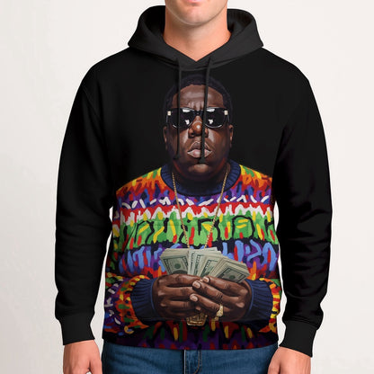 Biggie Sweater Money Hoodie, Rapper 3D Hoodie, Rap Legends Hoodie