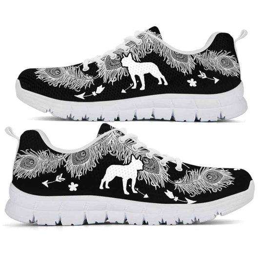 Boston Terrier Sneaker, Boston Terrier Dog Lovers Sneakers Running Shoes Gift Women Men Dog Mom, Boston Terrier Shoes