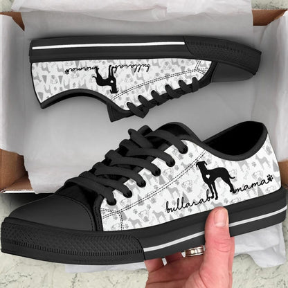 Bull Arab Low Top Shoes, Dog Printed Shoes, Canvas Shoes For Men, Women