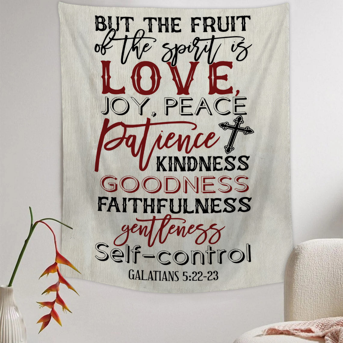 But The Fruit Of The Spirit Religious Tapestries - Christian Wall Tapestry Decor