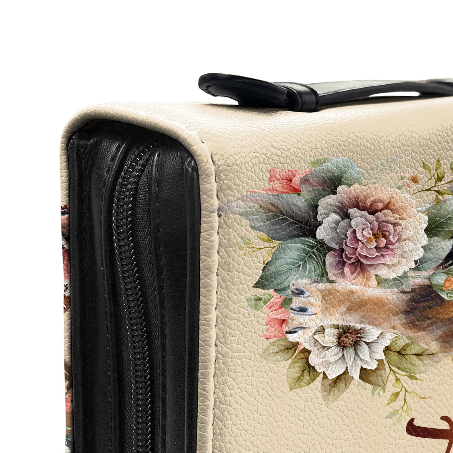 By His Wounds We Are Healed Isaiah 53 5 Lion Butterfly Personalized Bible Covers - Custom Bible Case Christian Pastor