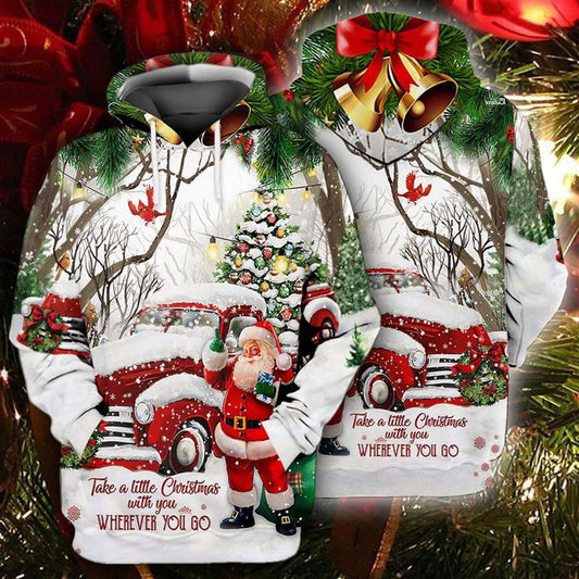 Christmas Santa 1 All Over Print 3D Hoodie For Men And Women, Christmas Gift, Warm Winter Clothes, Best Outfit Christmas