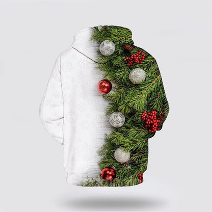 Christmas Tree All Over Print 3D Hoodie For Men And Women, Christmas Gift, Warm Winter Clothes, Best Outfit Christmas