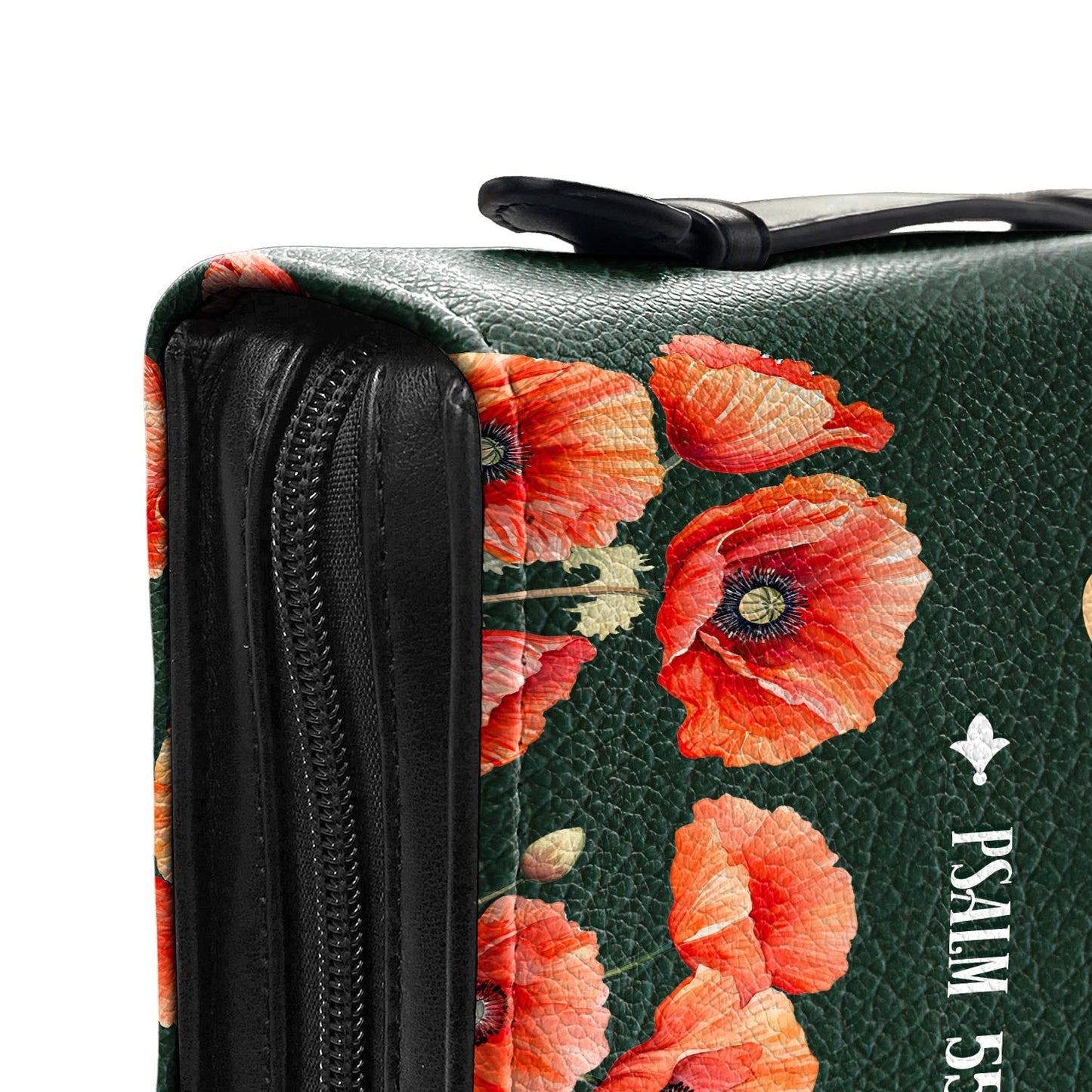 Cast Your Burden On The Lord And He Will Sustain You Psalm 55 22 Personalized Bible Covers - Custom Bible Case Christian Pastor