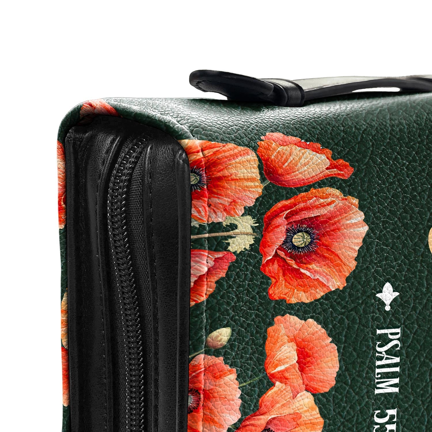 Cast Your Burden On The Lord And He Will Sustain You Psalm 55 22 Personalized Bible Covers - Custom Bible Case Christian Pastor