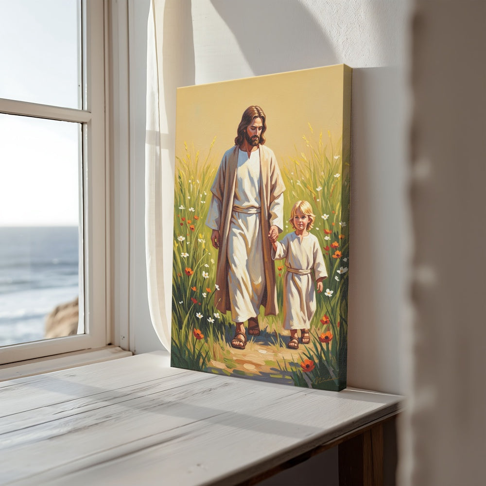 Child of God III, Christian Canvas Wall Art, Christmas Gift Ideas, Christian Home Decor, Ciaocustom