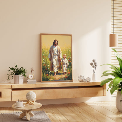 Child of God III, Christian Canvas Wall Art, Christmas Gift Ideas, Christian Home Decor, Ciaocustom