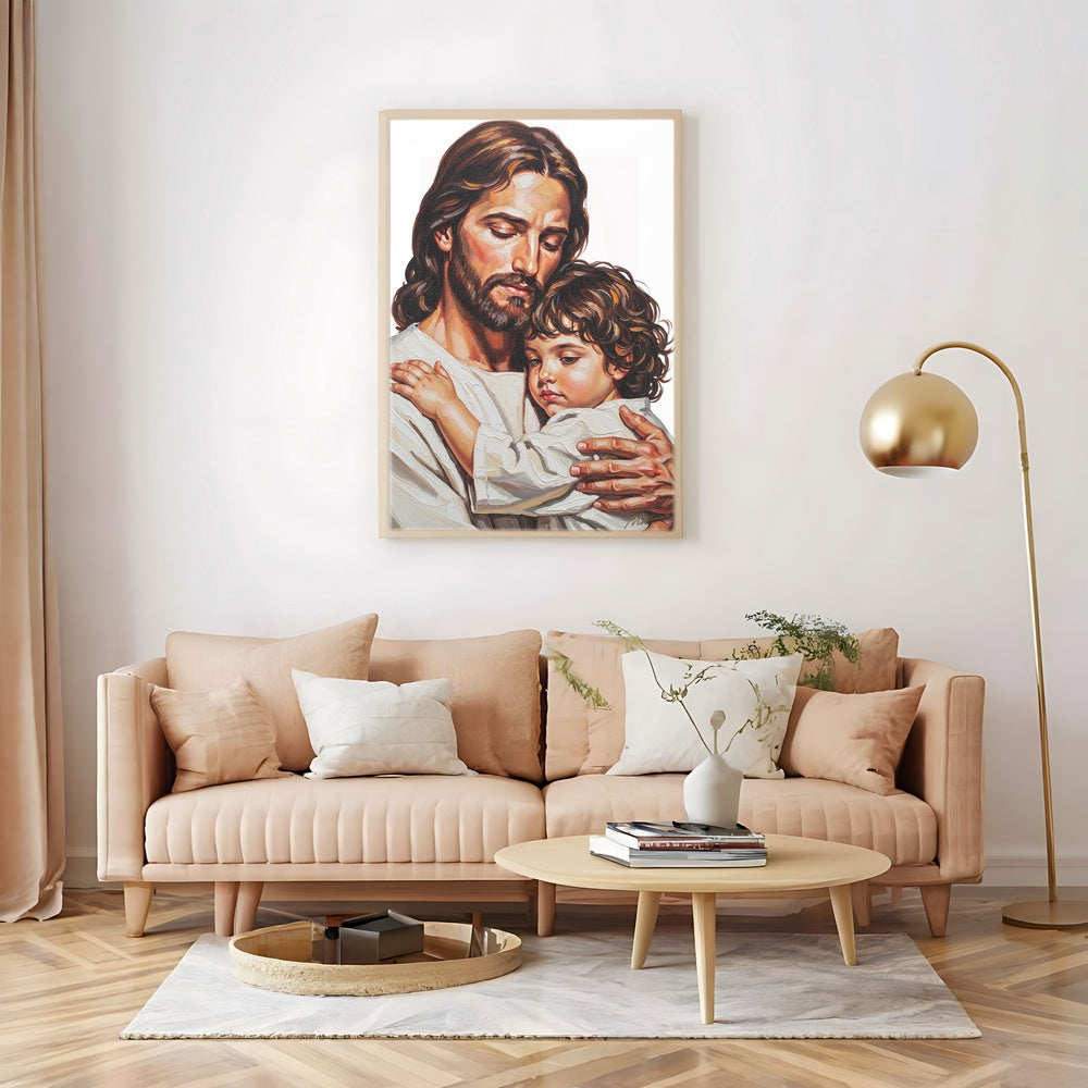 Child of God II, Christian Canvas Wall Art, Christmas Gift Ideas, Christian Home Decor, Ciaocustom