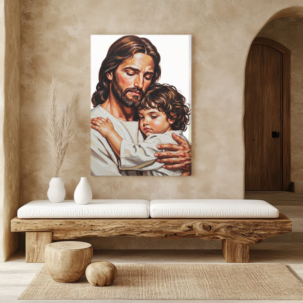 Child of God II, Christian Canvas Wall Art, Christmas Gift Ideas, Christian Home Decor, Ciaocustom