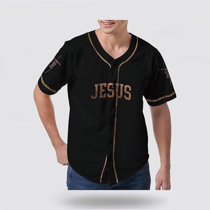 Christian Jesus Forgiven AOP Baseball Jersey Unisex