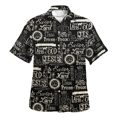 Christian Scrub Top With Inspirational Words Hawaiian Shirt For Men and Women - Christian Hawaiian shirt