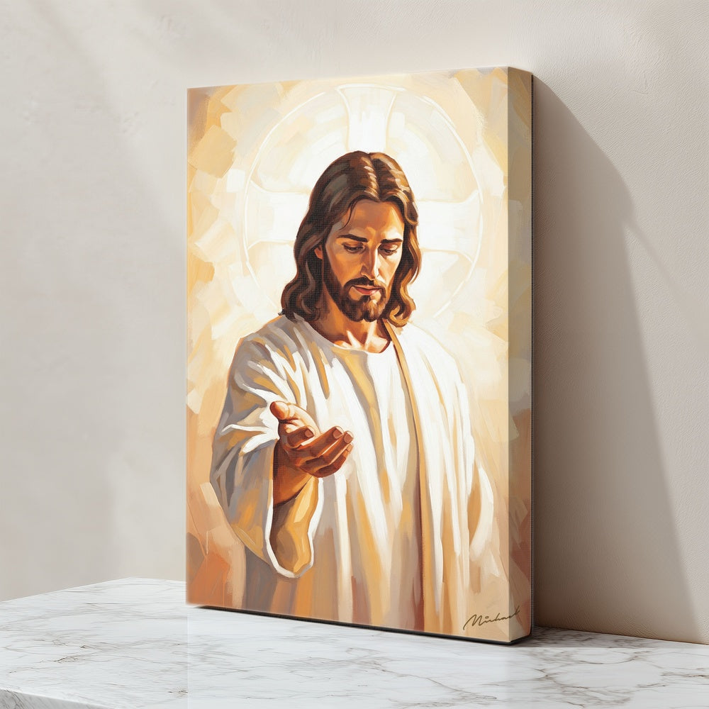 Come Unto Me II, Christian Canvas Wall Art, Christmas Gift Ideas, Christian Home Decor, Ciaocustom