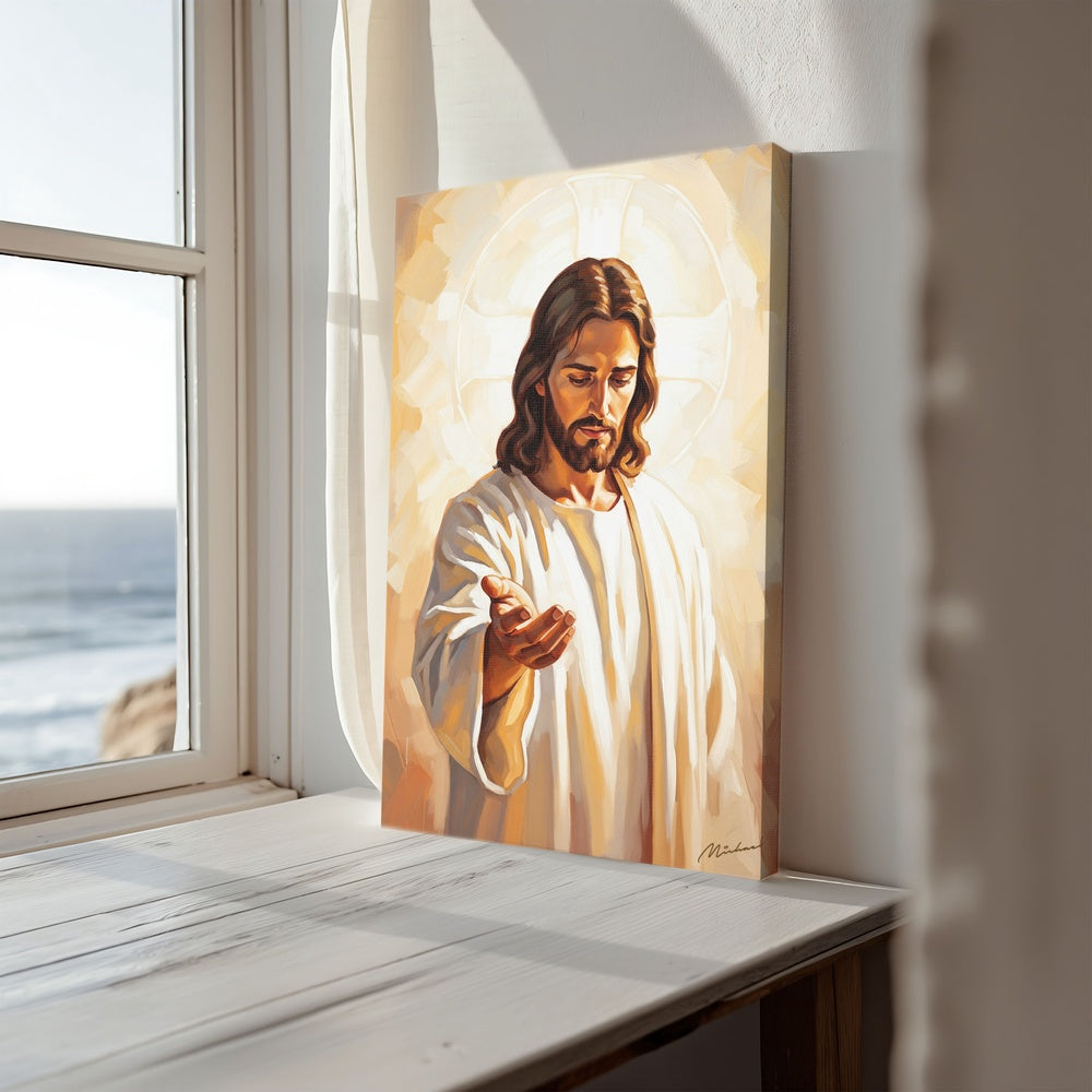 Come Unto Me II, Christian Canvas Wall Art, Christmas Gift Ideas, Christian Home Decor, Ciaocustom