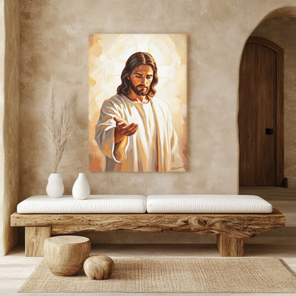 Come Unto Me II, Christian Canvas Wall Art, Christmas Gift Ideas, Christian Home Decor, Ciaocustom