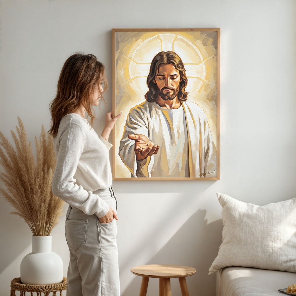 Come Unto Me I, Christian Canvas Wall Art, Christmas Gift Ideas, Christian Home Decor, Ciaocustom