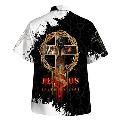 Crown Of Thorns Jesus Save My Life Hawaiian Shirt For Men and Women - Christian Hawaiian shirt