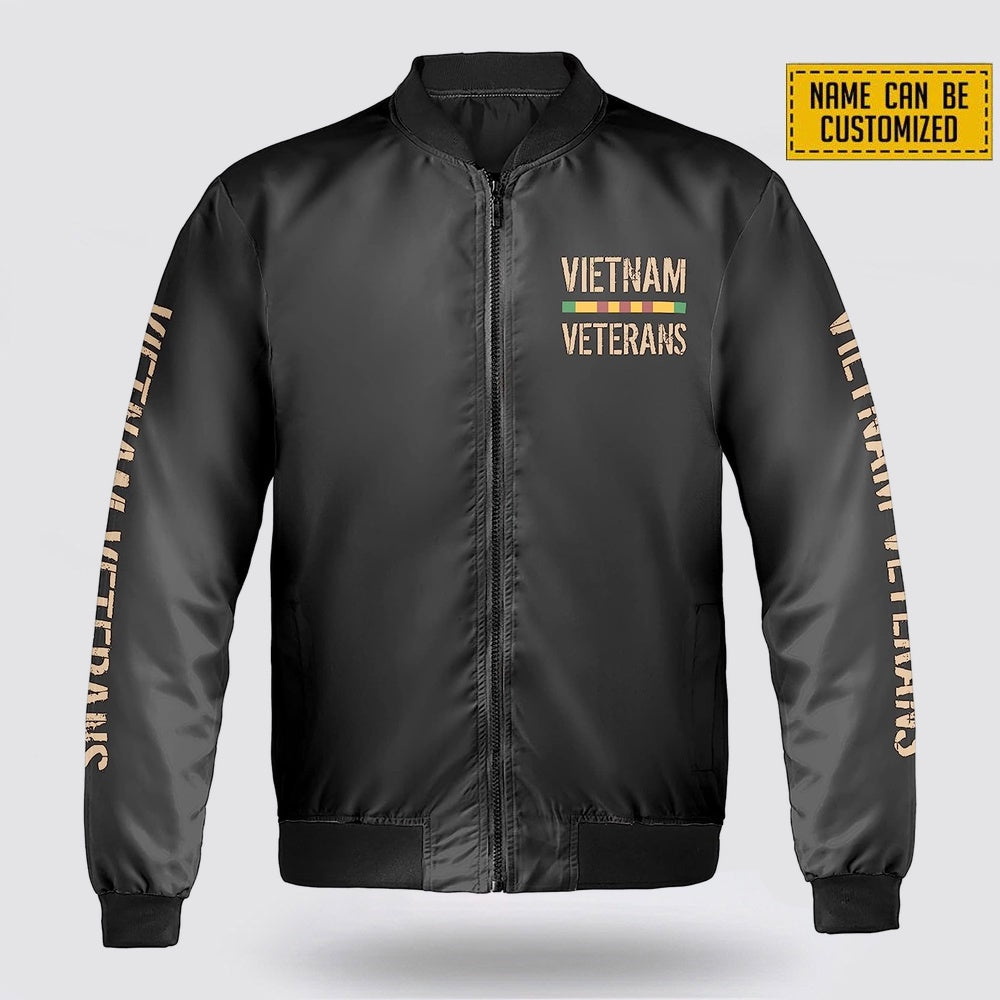 Custom Name We Were Forgotten Vietnam Veterans Bomber Jacket