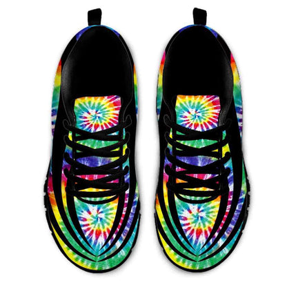 Dog Groomer Sneaker, Dog Groomer Colorful Tie Dye Line Sneakers Shoes, Best Running Shoes, Unique Gifts For Dog Lovers