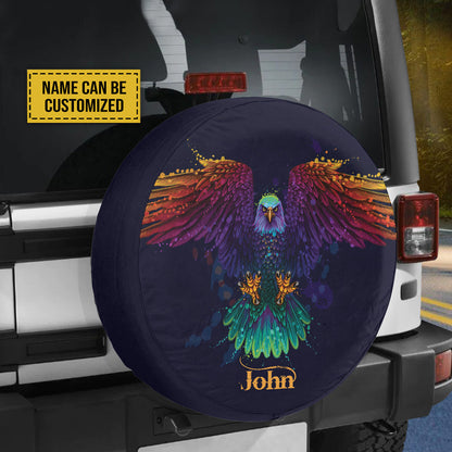 Eagle Custom Name Spare Tire Cover - Christian Tire Cover