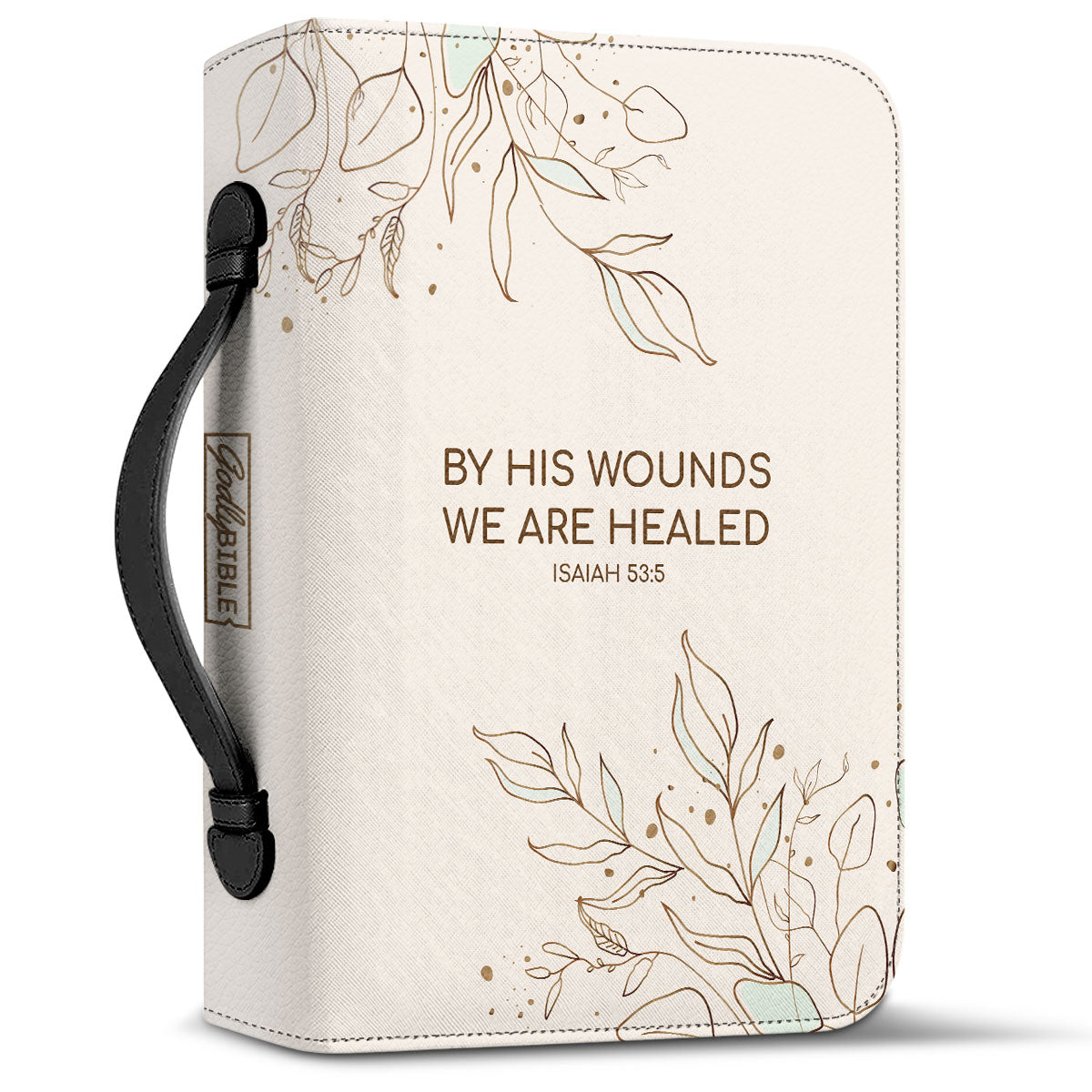 Faith Floral Personalized Bible Covers - Custom Bible Case Christian Pastor