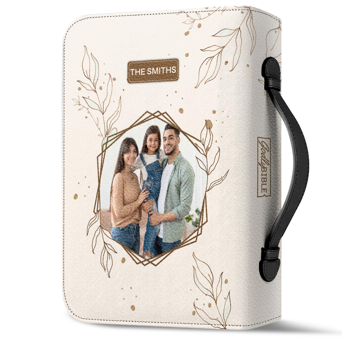 Faith Floral Personalized Bible Covers - Custom Bible Case Christian Pastor