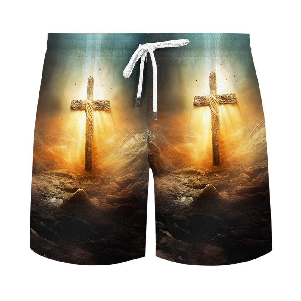 Faith Over Fear Jesus Lamb Hawaiian Shirt For Men and Women - Christian Hawaiian shirt