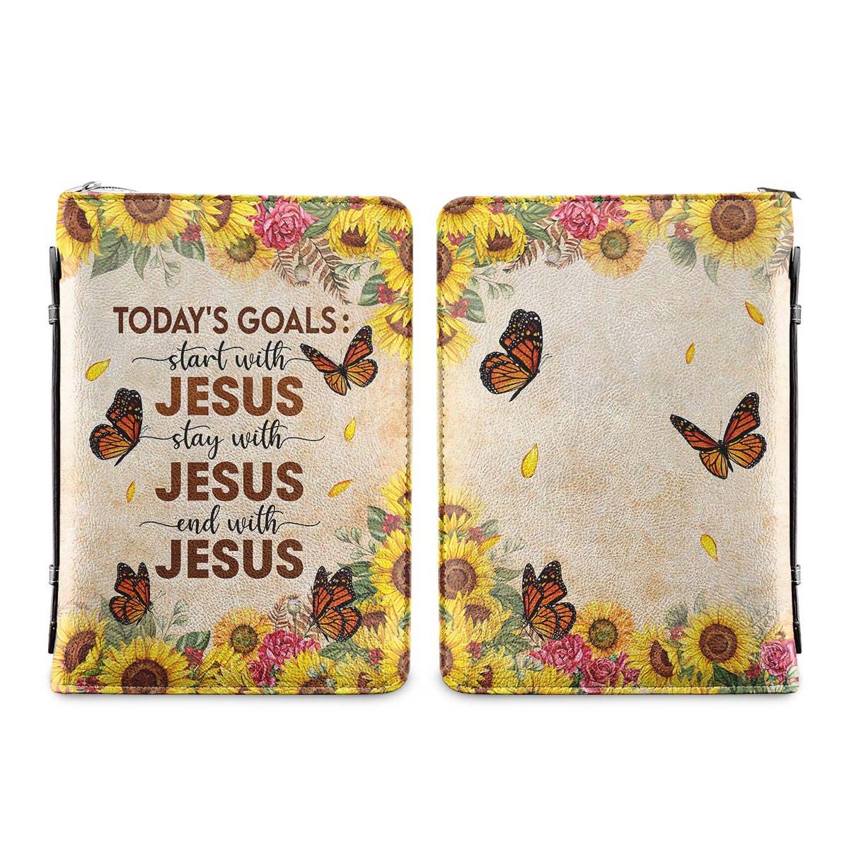 Faith Todays Goal Personalized Bible Covers - Custom Bible Case Christian Pastor