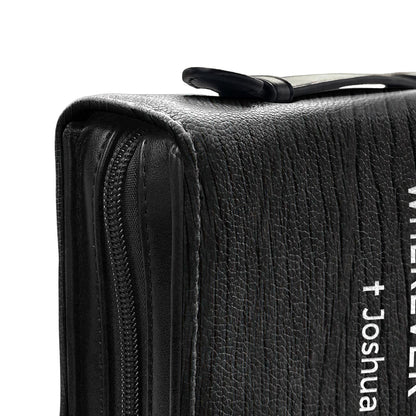 Firefighter Be Strong And Courageous Joshua 1 9 Personalized Bible Covers - Custom Bible Case Christian Pastor