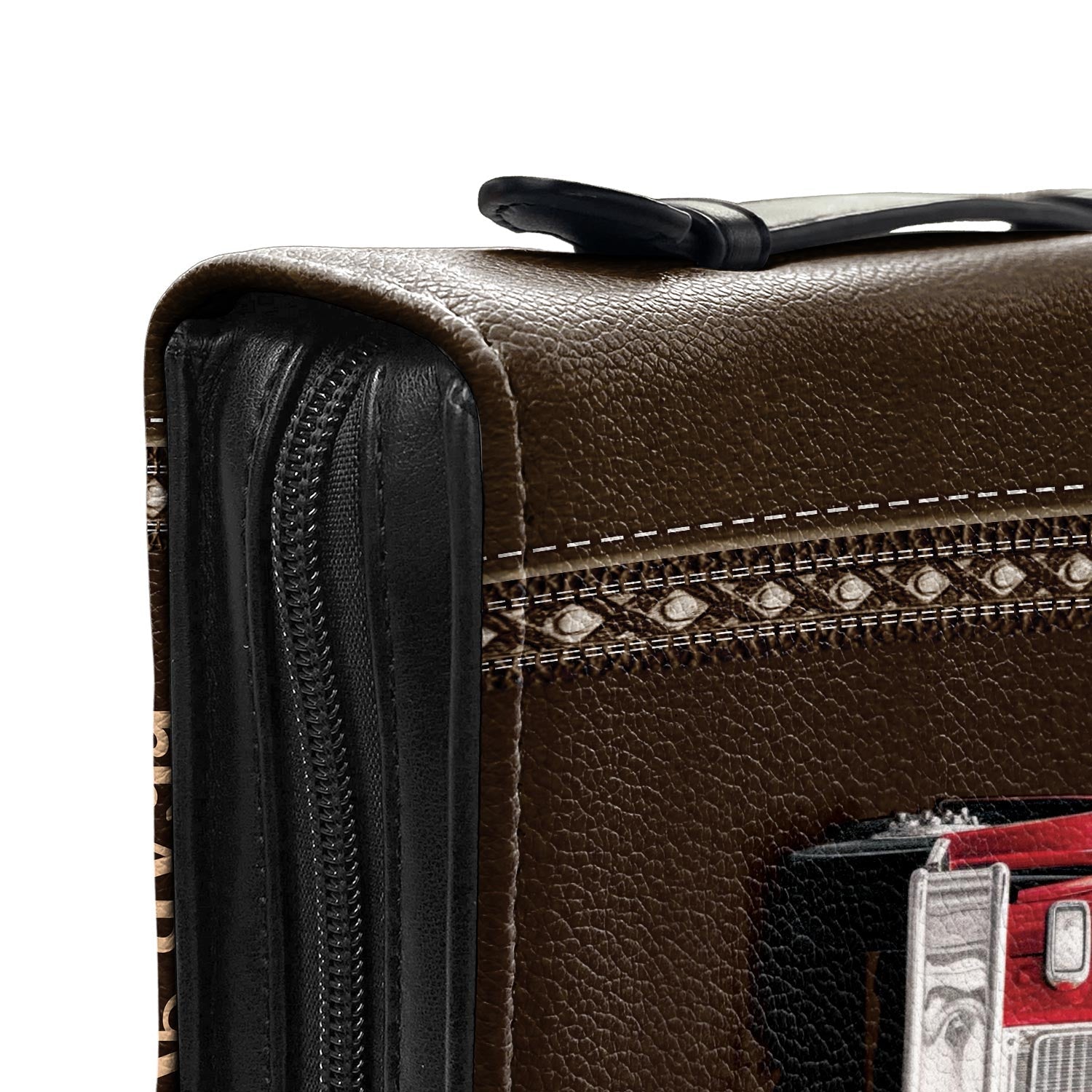 Firefighter Fear Not For I Am With You Isaiah 4110 Personalized Bible Covers - Custom Bible Case Christian Pastor