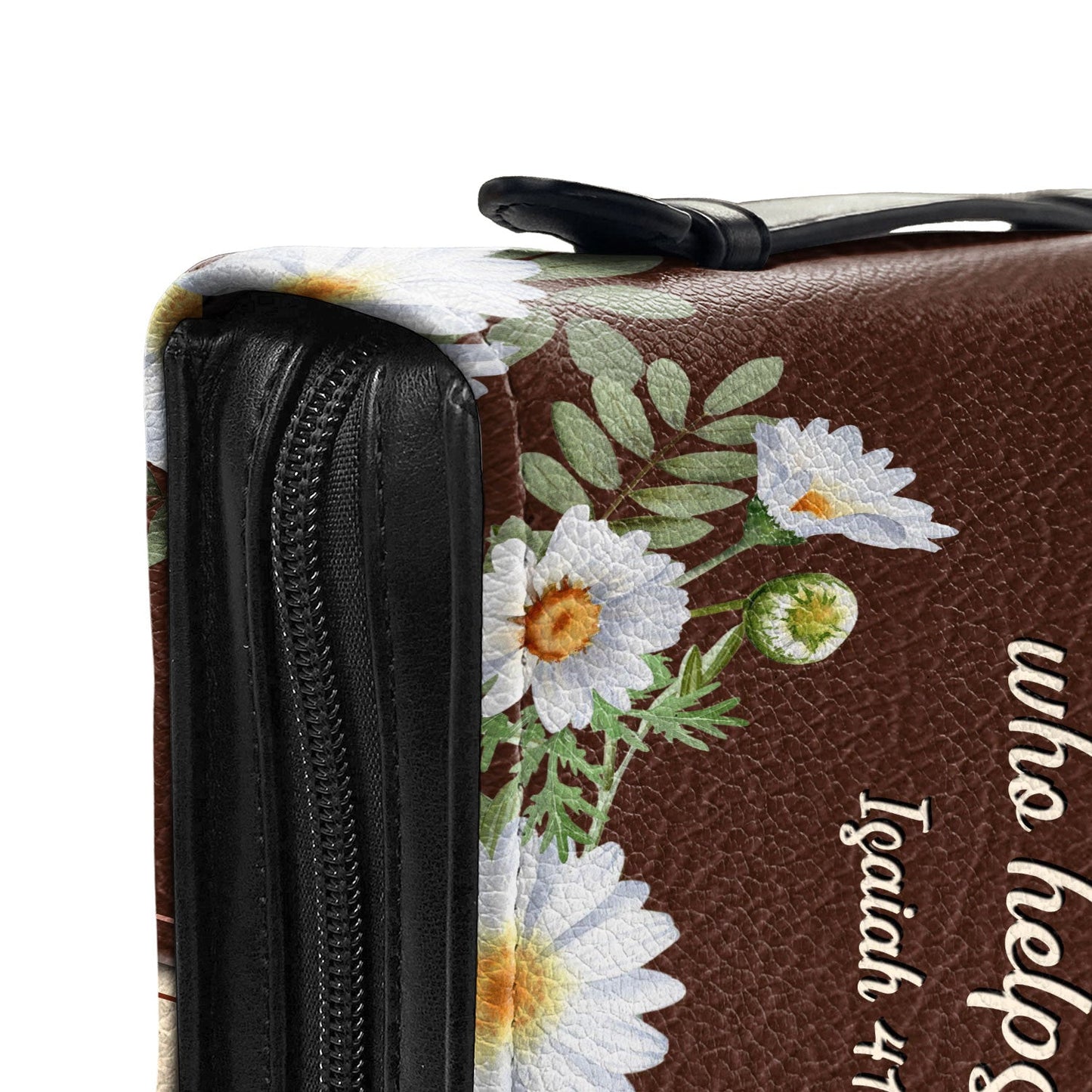 For I The Lord Your God Hold Your Right Hand Personalized Bible Covers - Custom Bible Case Christian Pastor