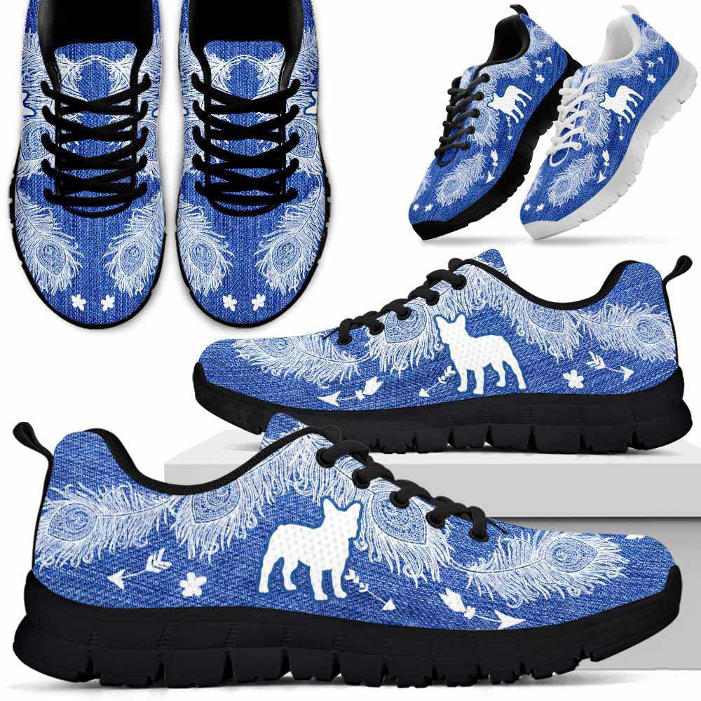 Frenchie Sneaker, Frenchie Dog Lovers Sneakers Running Shoes Gift Women Men, Frenchie Shoes