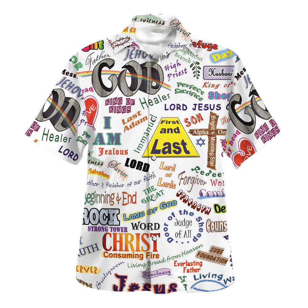 God King Of Kings First And Last Hawaiian Shirt For Men and Women - Faith inspired Hawaiian shirt