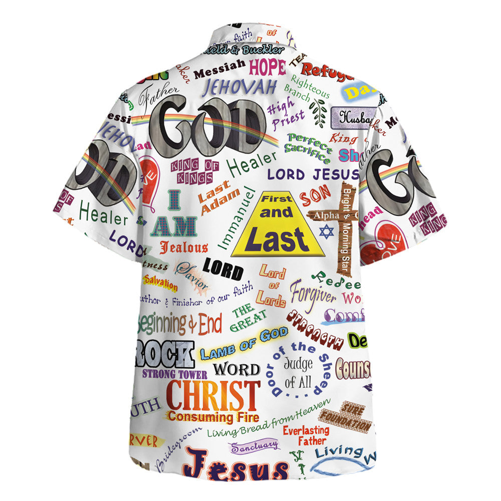 God King Of Kings First And Last Hawaiian Shirt For Men and Women - Faith inspired Hawaiian shirt
