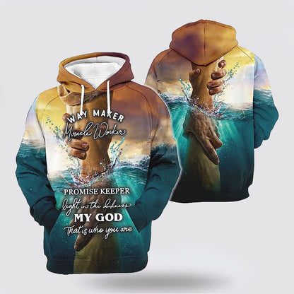 Hand Of God Way Marker 3d Hoodies For Women Men - Christian Apparel Hoodies