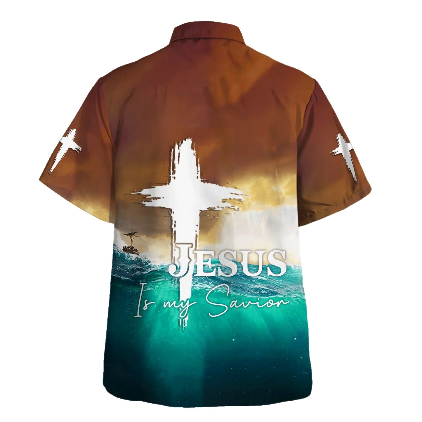 Hand Of God Jesus Is My Savior Hawaiian Shirt For Men and Women - Faith inspired Hawaiian shirt