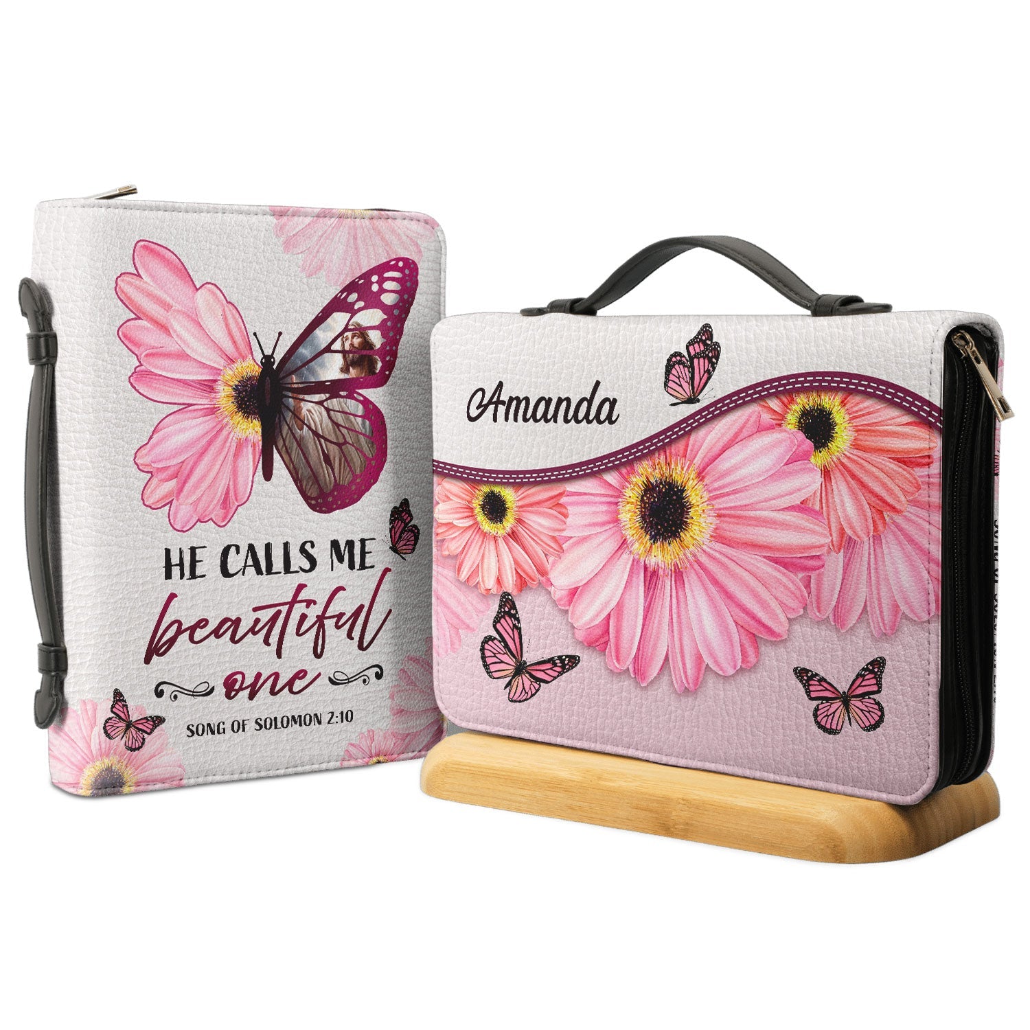He Calls Me Beautiful One Song Of Solomon 210 Personalized Women's Bible Covers - Jesus Bible Cover