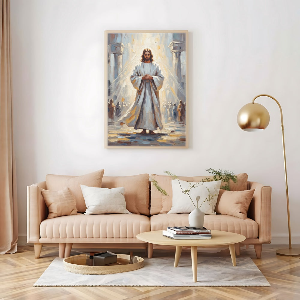 He Is Risen, Christian Canvas Wall Art, Christmas Gift Ideas, Christian Home Decor, Ciaocustom