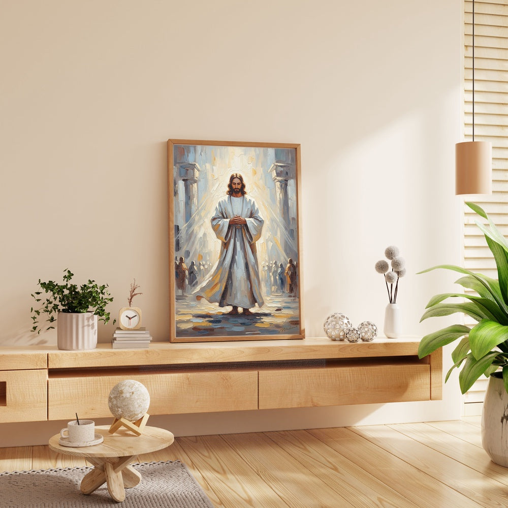 He Is Risen, Christian Canvas Wall Art, Christmas Gift Ideas, Christian Home Decor, Ciaocustom