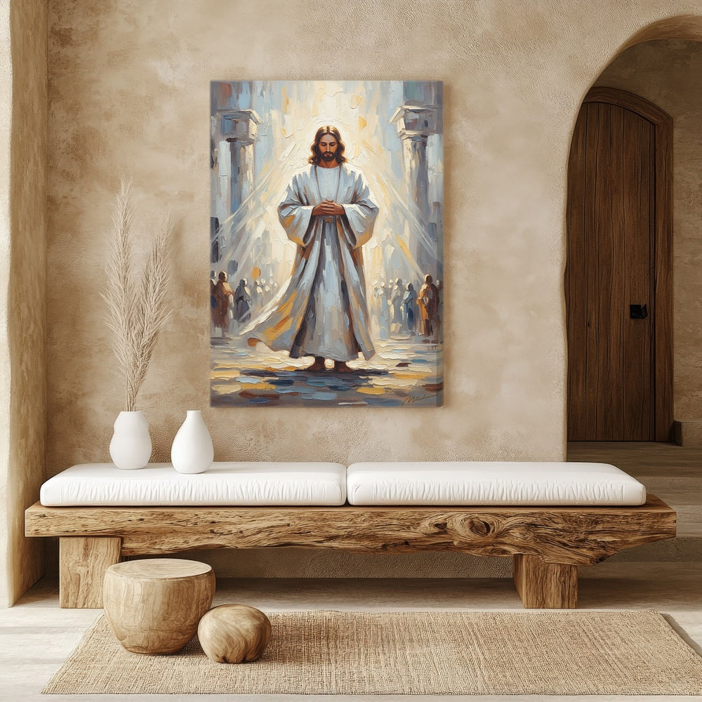 He Is Risen, Christian Canvas Wall Art, Christmas Gift Ideas, Christian Home Decor, Ciaocustom
