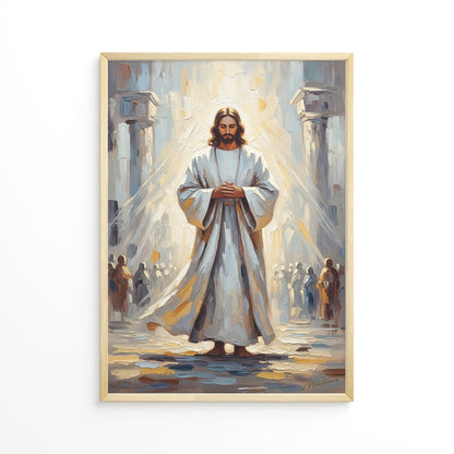 He Is Risen, Christian Canvas Wall Art, Christmas Gift Ideas, Christian Home Decor, Ciaocustom