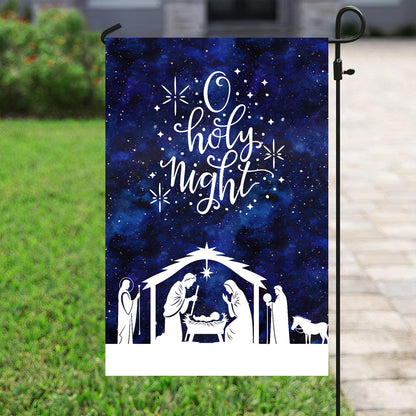 Holy Night Nativity A Celebration Of The Birth Religious Christmas Garden Flag