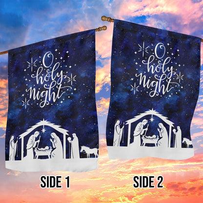 Holy Night Nativity A Celebration Of The Birth Religious Christmas Garden Flag