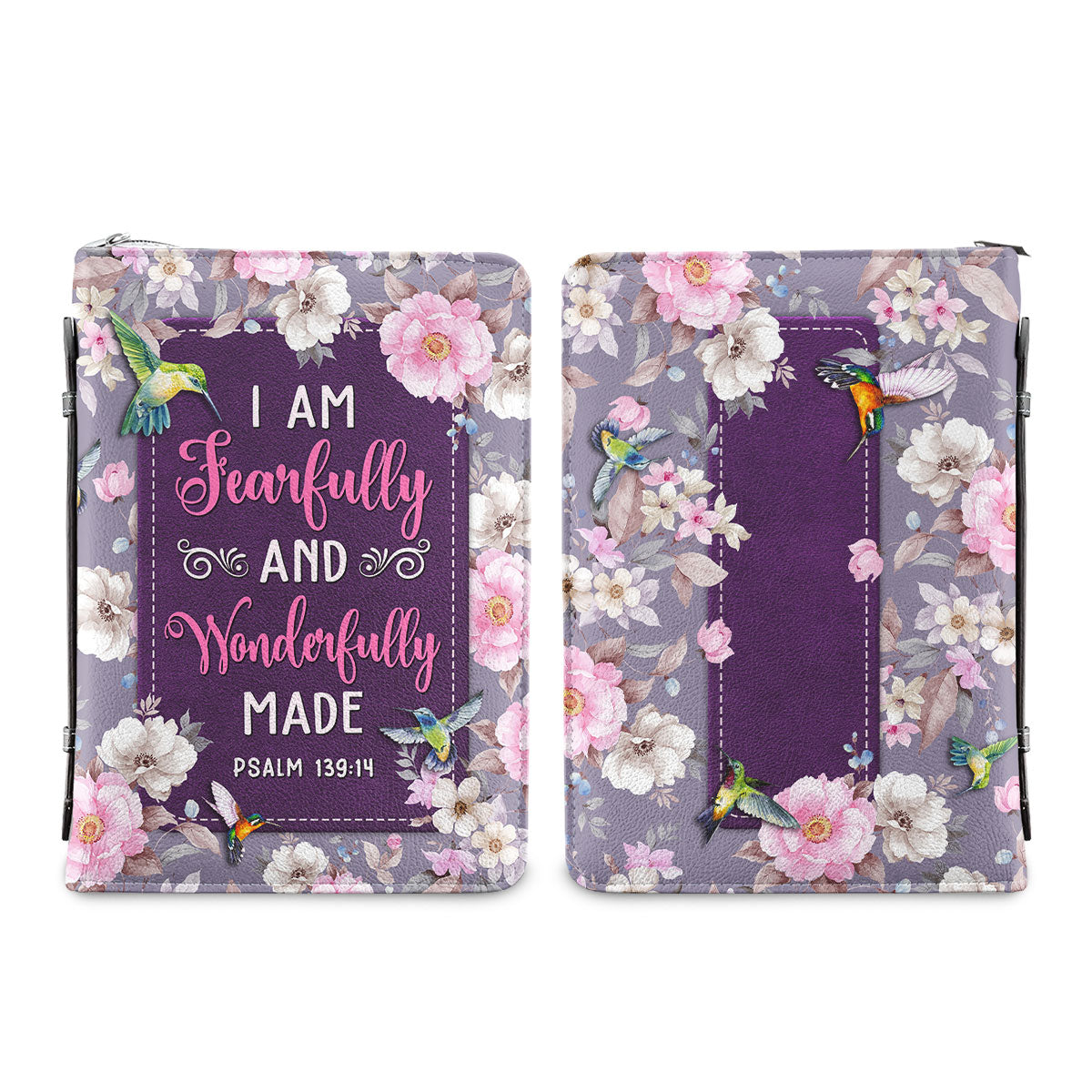 I Am Fearfully And Wonderfully Made Psalm 13914 Personalized Women's Bible Covers - Jesus Bible Cover