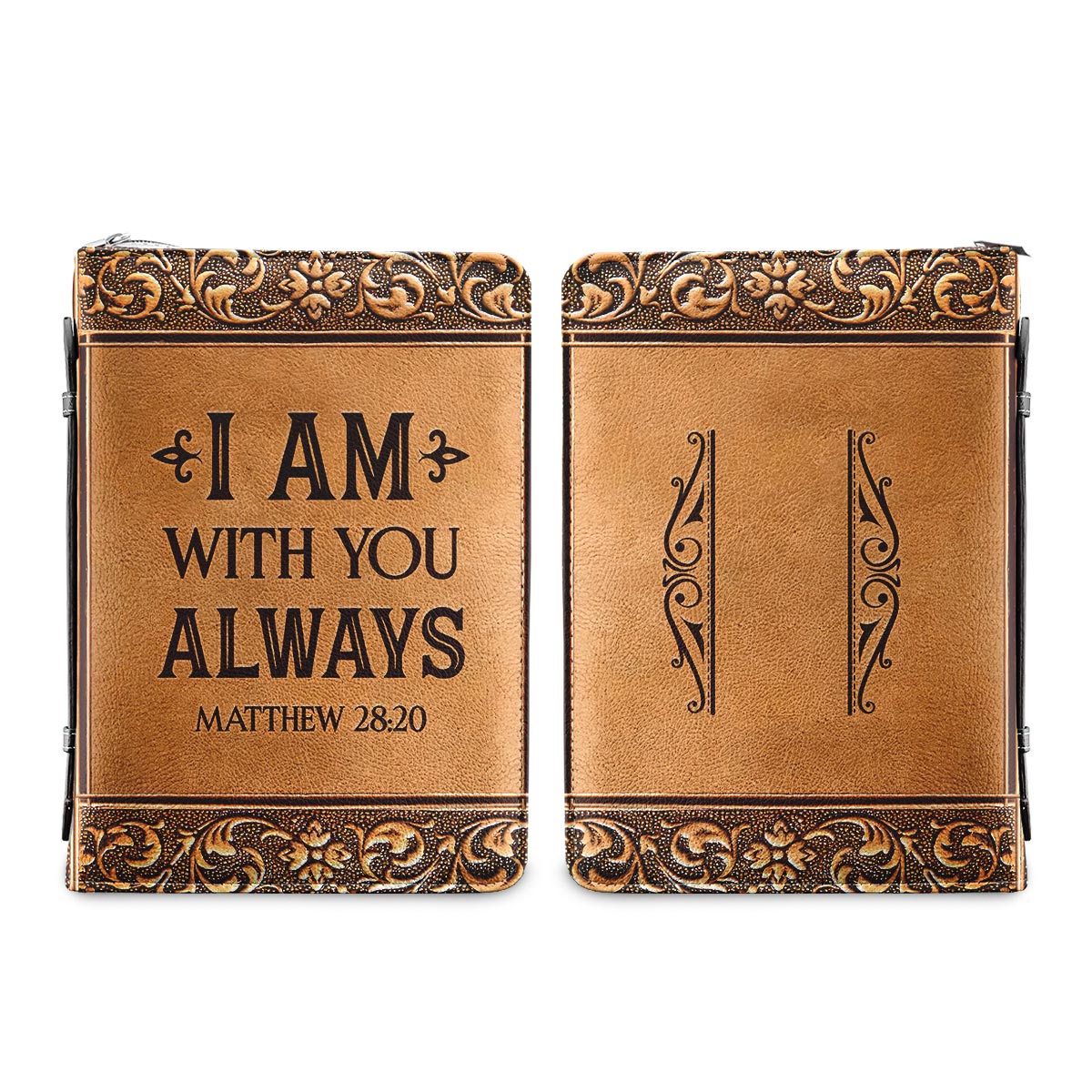 I Am With You Always Matthew 28 20 Personalized Women's Bible Covers - Jesus Bible Cover