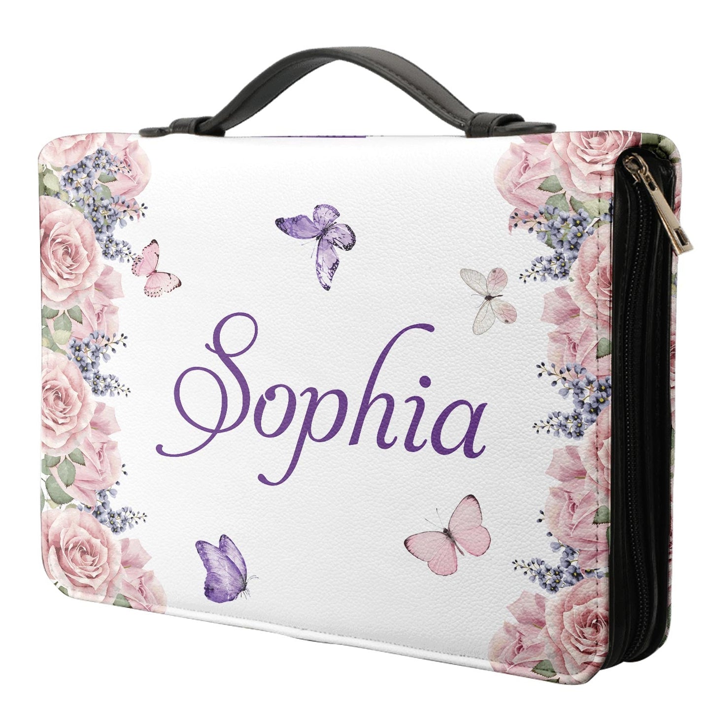 I Can Do All Things Through Christ Who Strengthens Me 2 Personalized Women's Bible Covers - Jesus Bible Cover