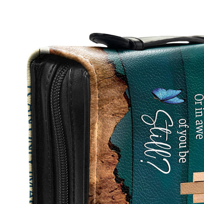 I Can Only Imagine Butterfly Lily Personalized Bible Case - Jesus Bible Cover