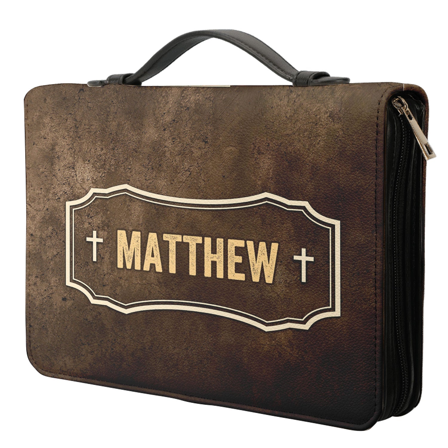 I Pray For God He Answered Me Jonah 2 2 Lion Warrior Personalized Bible Case - Jesus Bible Cover