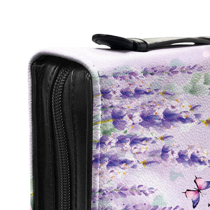 I Will Fear No Evil For You Are With Me Personalized Bible Case - Jesus Bible Cover